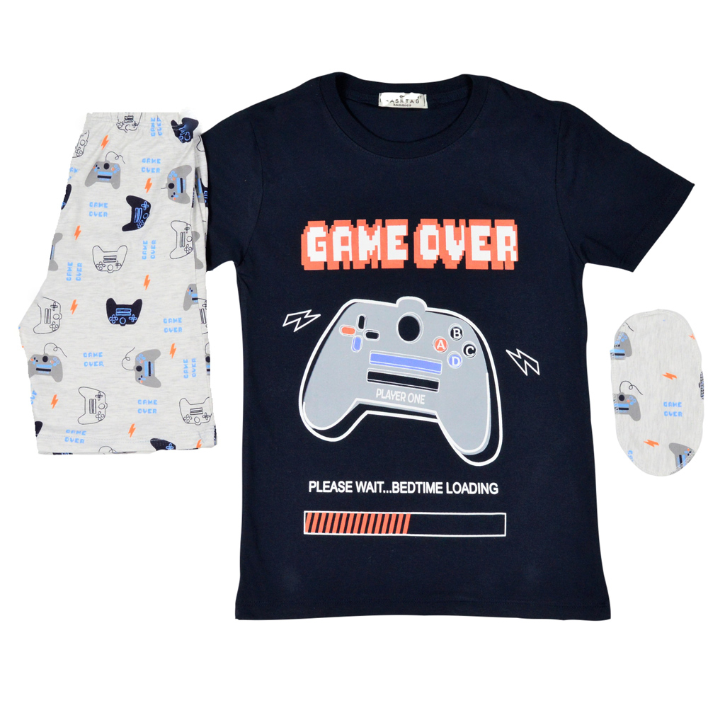 Σετ πιτζάμες HASHTAG - NAVY