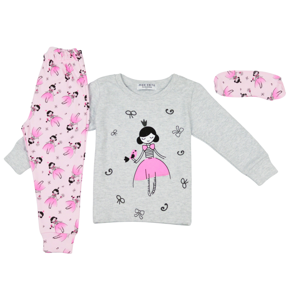 Σετ πιτζάμες ΕΒΙΤΑ - ΓΚΡΙ