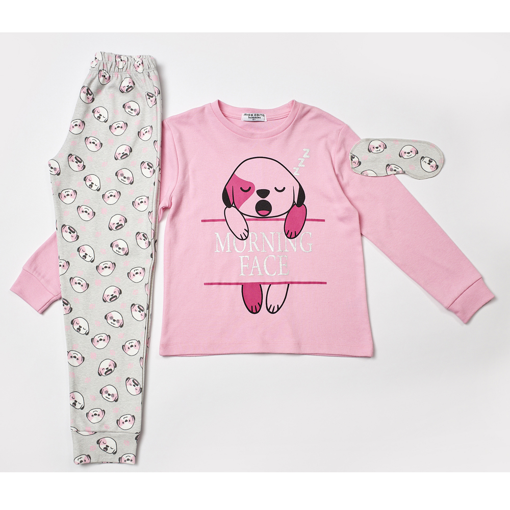 Σετ πιτζάμες ΕΒΙΤΑ - ΡΟΖ