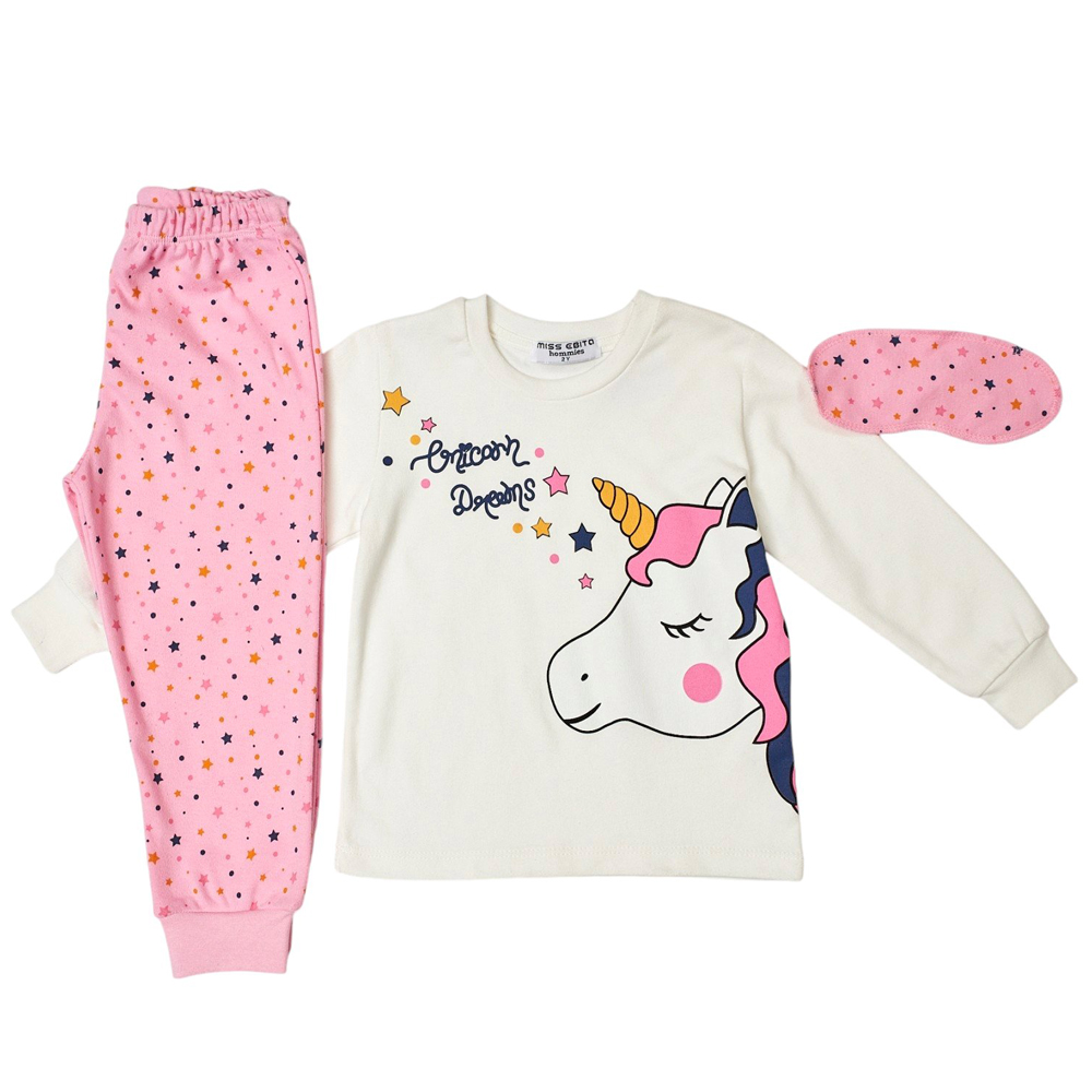 Παιδικές πιτζάμες ΕΒΙΤΑ κορίτσι - ΙΒΟΥΑΡ