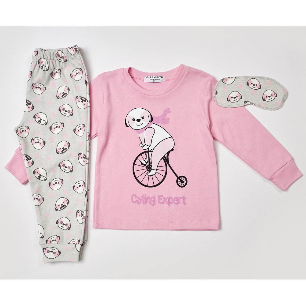 Σετ πιτζάμες ΕΒΙΤΑ - ΡΟΖ