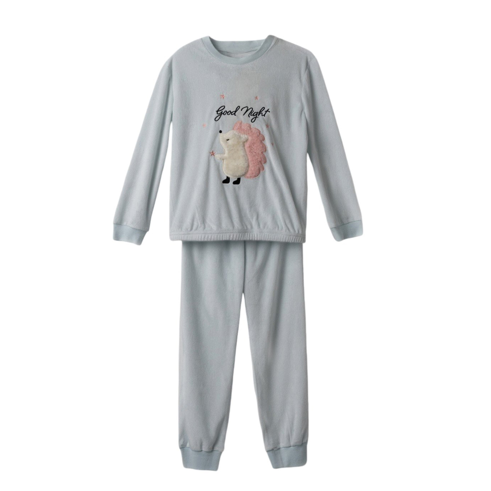 Παιδικό σετ πιτζάμες ΕΒΙΤΑ κορίτσι - ΓΑΛΑΖΙΟ