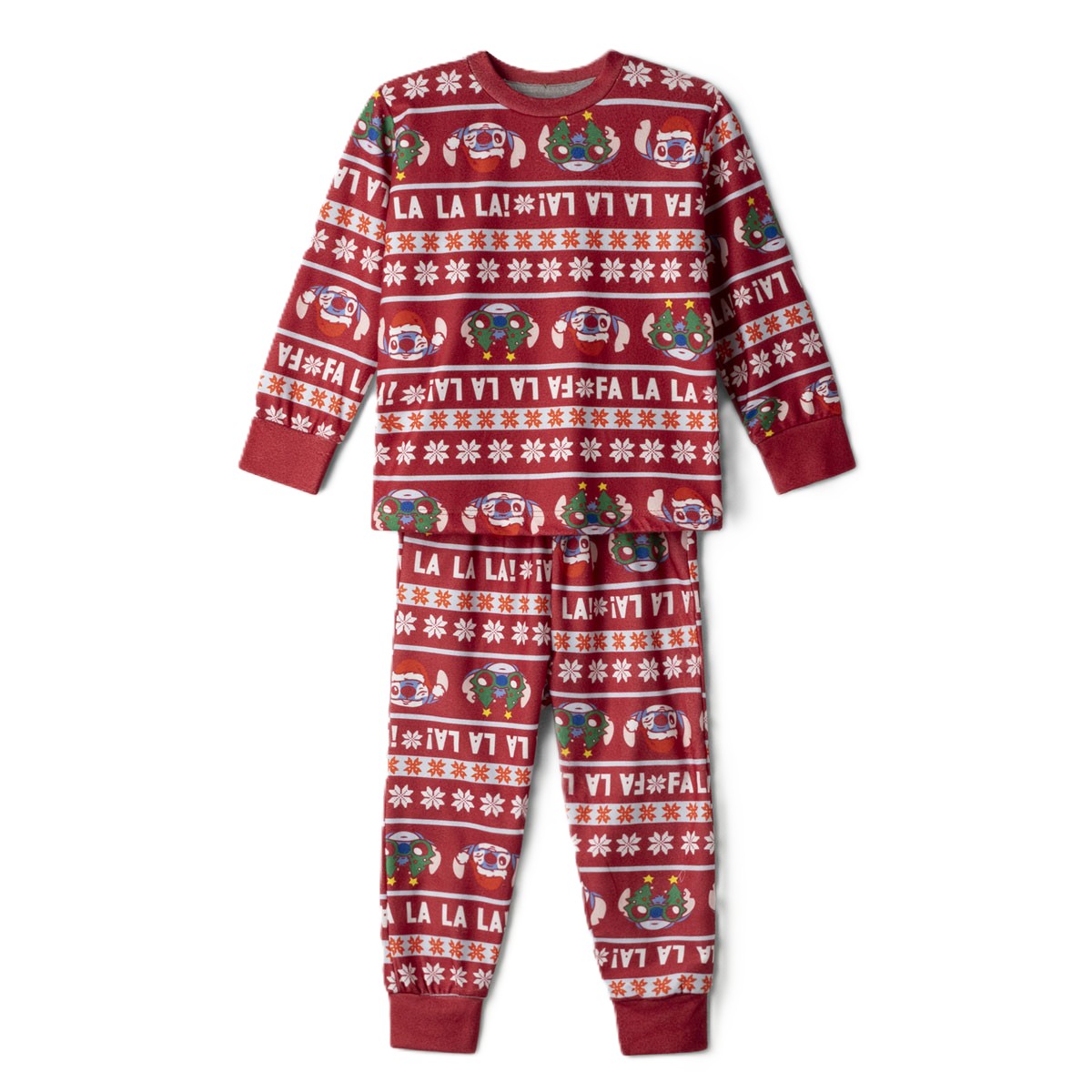 Παιδικές χριστουγεννιάτικες πιτζάμες ΕΒΙΤΑ κορίτσι - ΚΟΚΚΙΝΟ