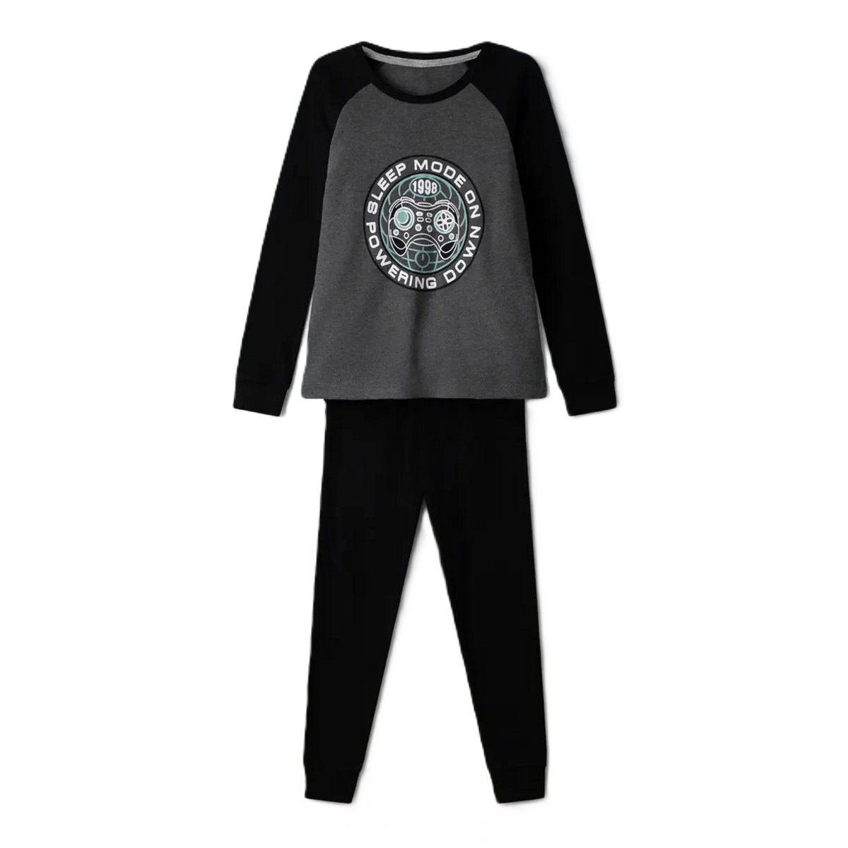 Παιδικές πιτζάμες HASHTAG αγόρι - ΓΚΡΙ