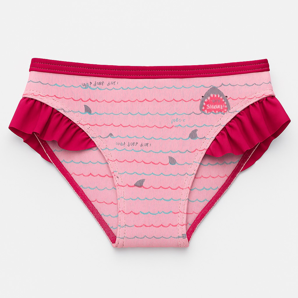 Μαγιό μονοκίνι JAWS - ΡΟΖ