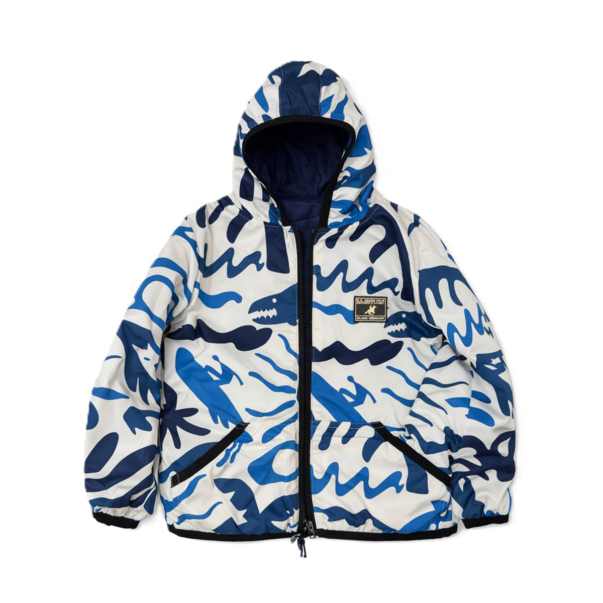 Αντιανεμικό μπουφάν εποχής διπλής όψης US POLO αγόρι - 3