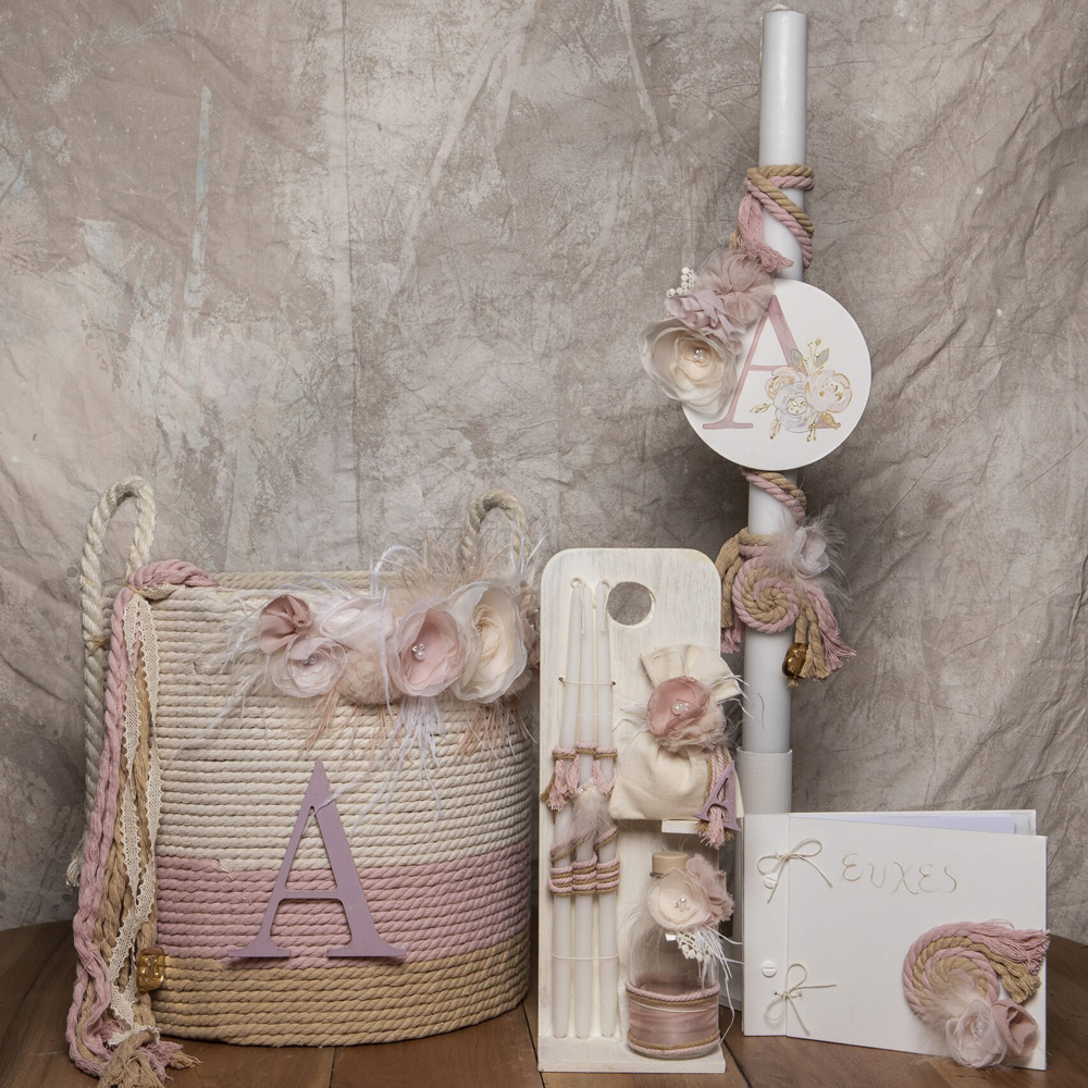 Πακέτο βάπτισης BABY BLOOM 6 τμχ - ΣΟΜΟΝ