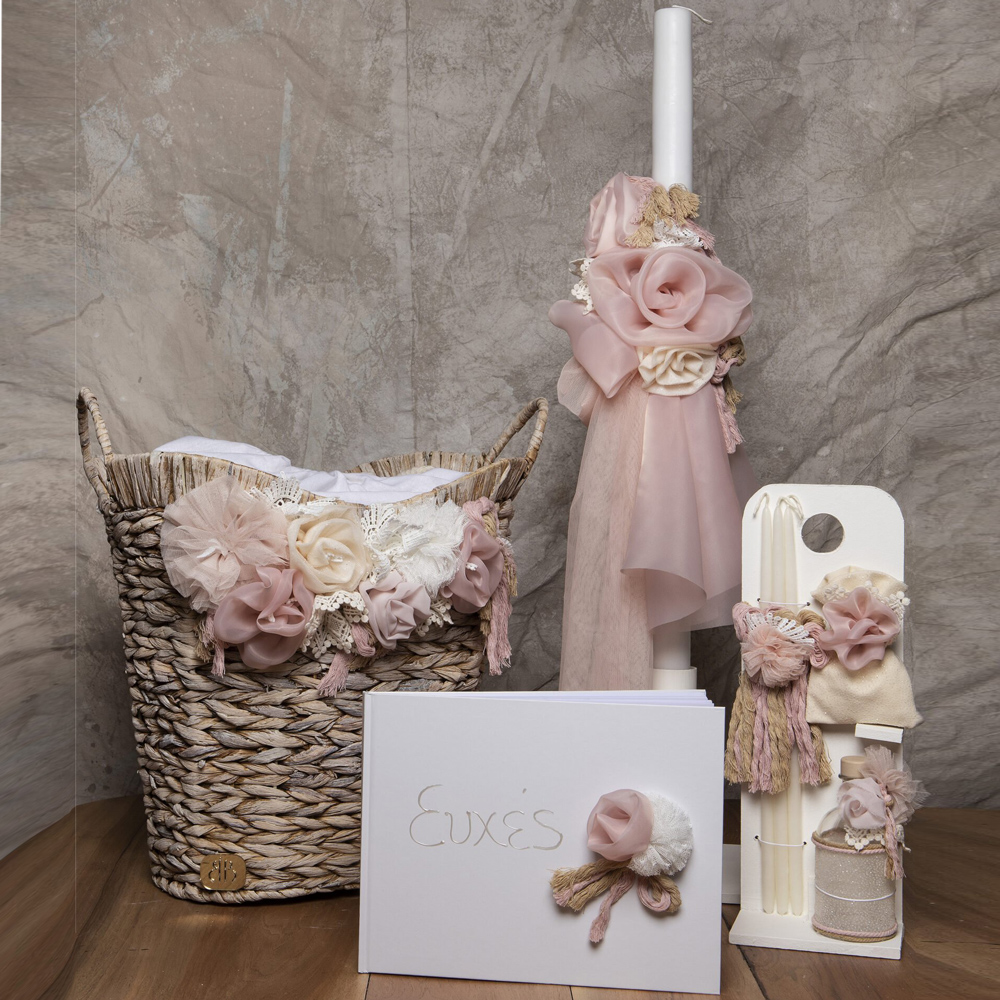 Πακέτο βάπτισης BABY BLOOM 6 τμχ - ΣΟΜΟΝ