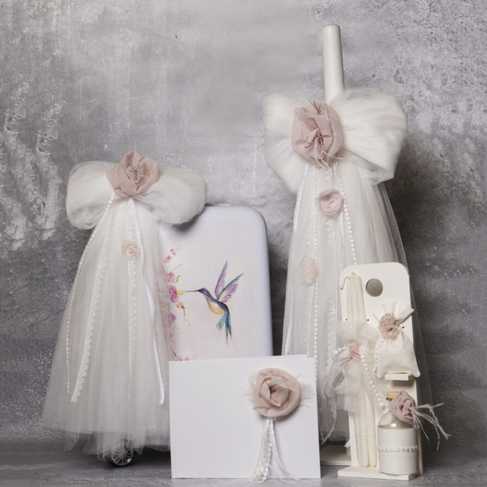 Πακέτο βάπτισης για κορίτσι Baby Bloom - ΙΒΟΥΑΡ