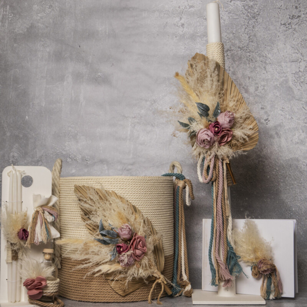 Πακέτο βάπτισης για κορίτσι Baby Bloom - ΙΒΟΥΑΡ