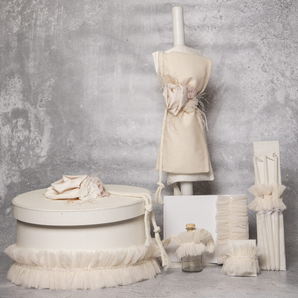 Πακέτο βάπτισης για κορίτσι Baby Bloom - ΙΒΟΥΑΡ