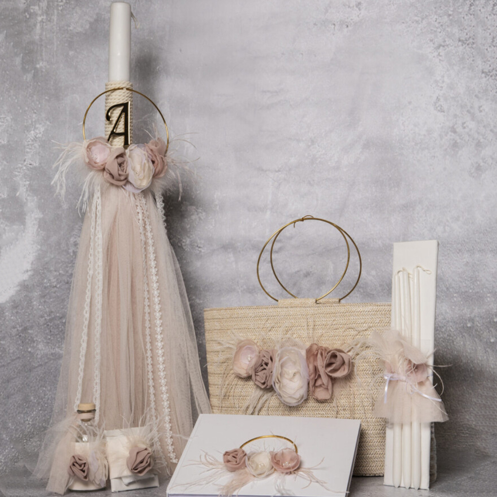 Πακέτο βάπτισης για κορίτσι Baby Bloom - ΙΒΟΥΑΡ