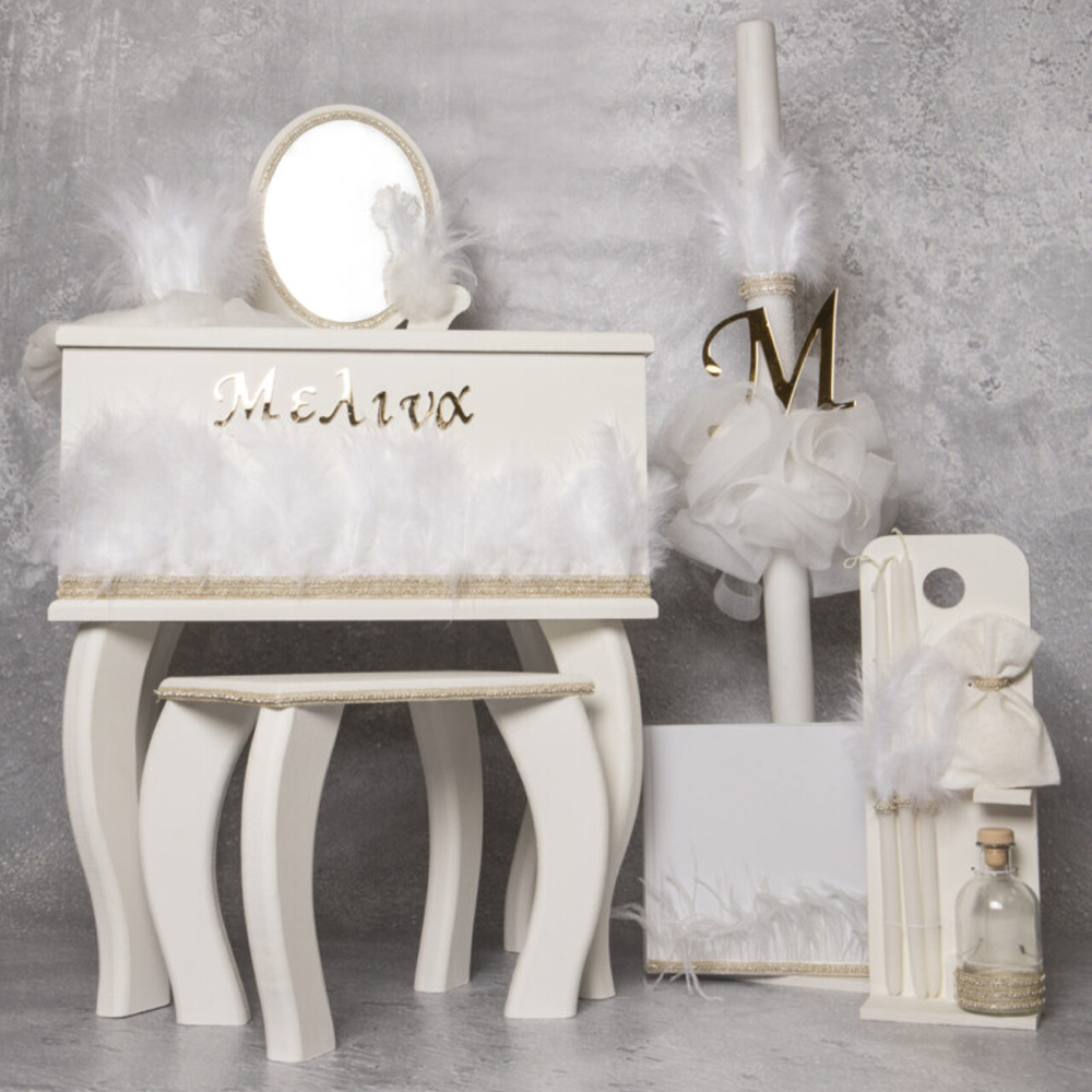 Πακέτο βάπτισης για κορίτσι Baby Bloom - ΙΒΟΥΑΡ