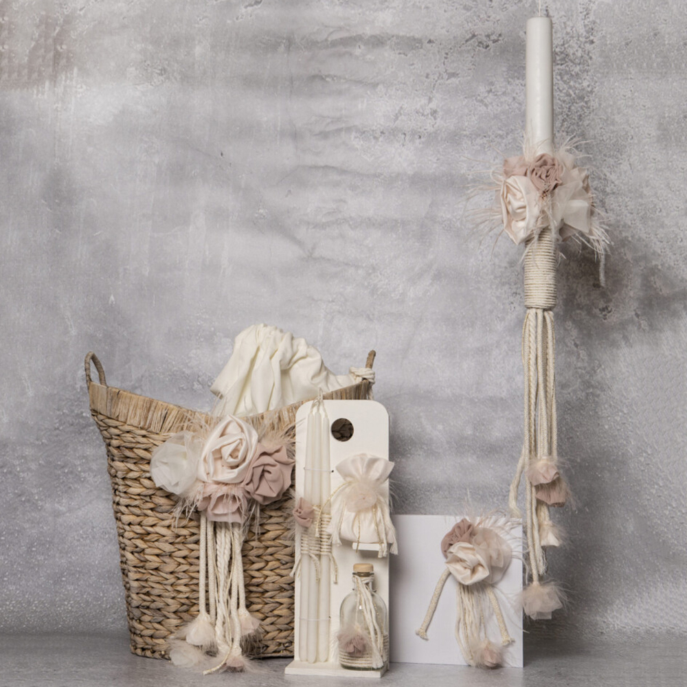 Πακέτο βάπτισης για κορίτσι Baby Bloom - ΙΒΟΥΑΡ