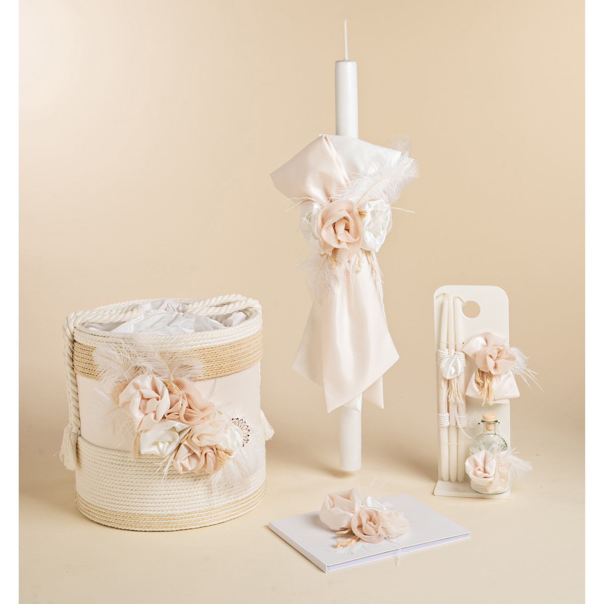 Πακέτο βάπτισης κορίτσι BABY BLOOM 4 τμχ - ΣΟΜΟΝ