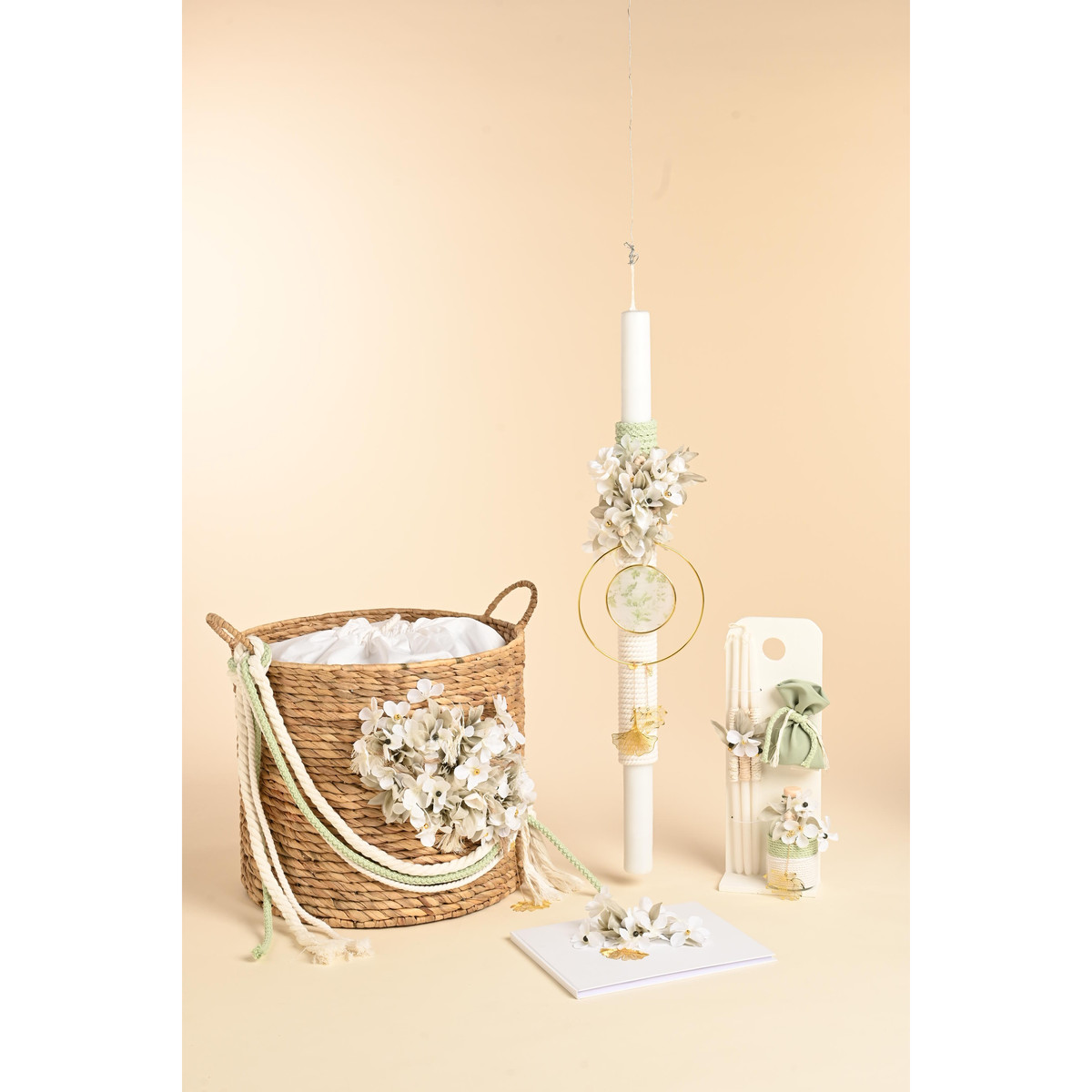 Πακέτο βάπτισης αγόρι BABY BLOOM 4 τμχ - ΒΕΡΑΜΑΝ