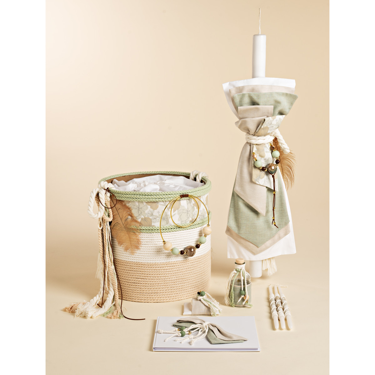 Πακέτο βάπτισης αγόρι BABY BLOOM 4 τμχ - ΒΕΡΑΜΑΝ