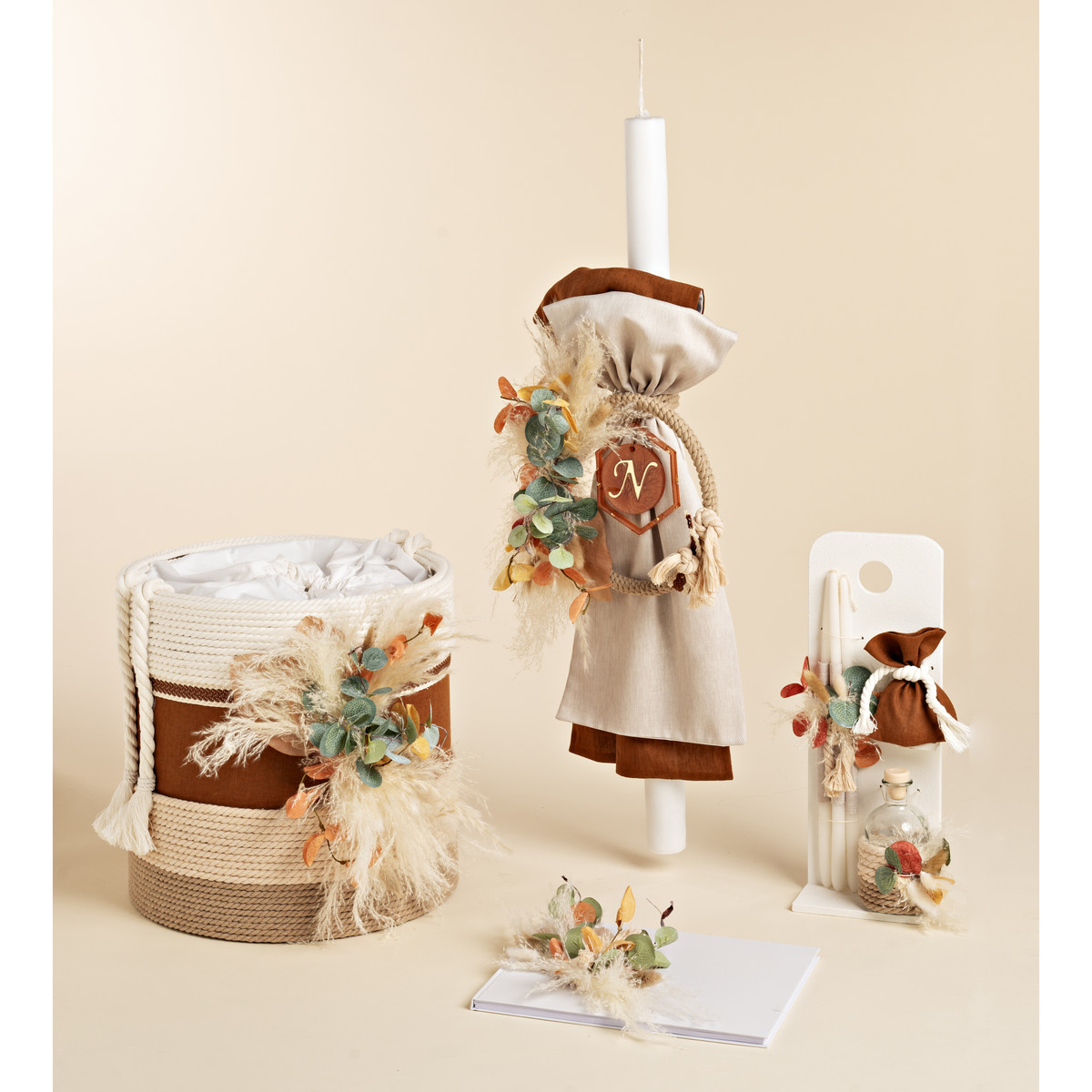 Πακέτο βάπτισης αγόρι BABY BLOOM 4 τμχ - ΕΚΑΙ