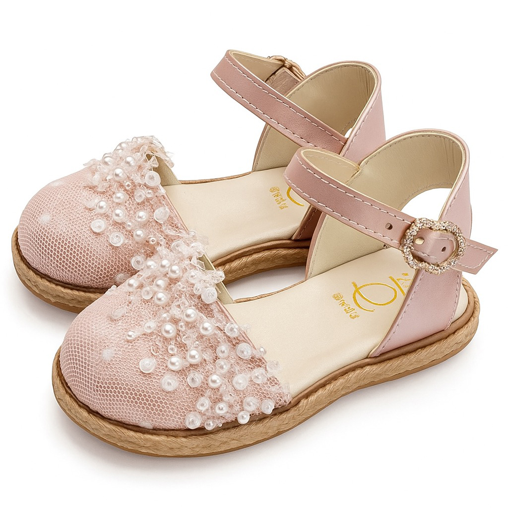 Βαπτιστικό παπούτσι EVERKID κορίτσι - ΡΟΖ