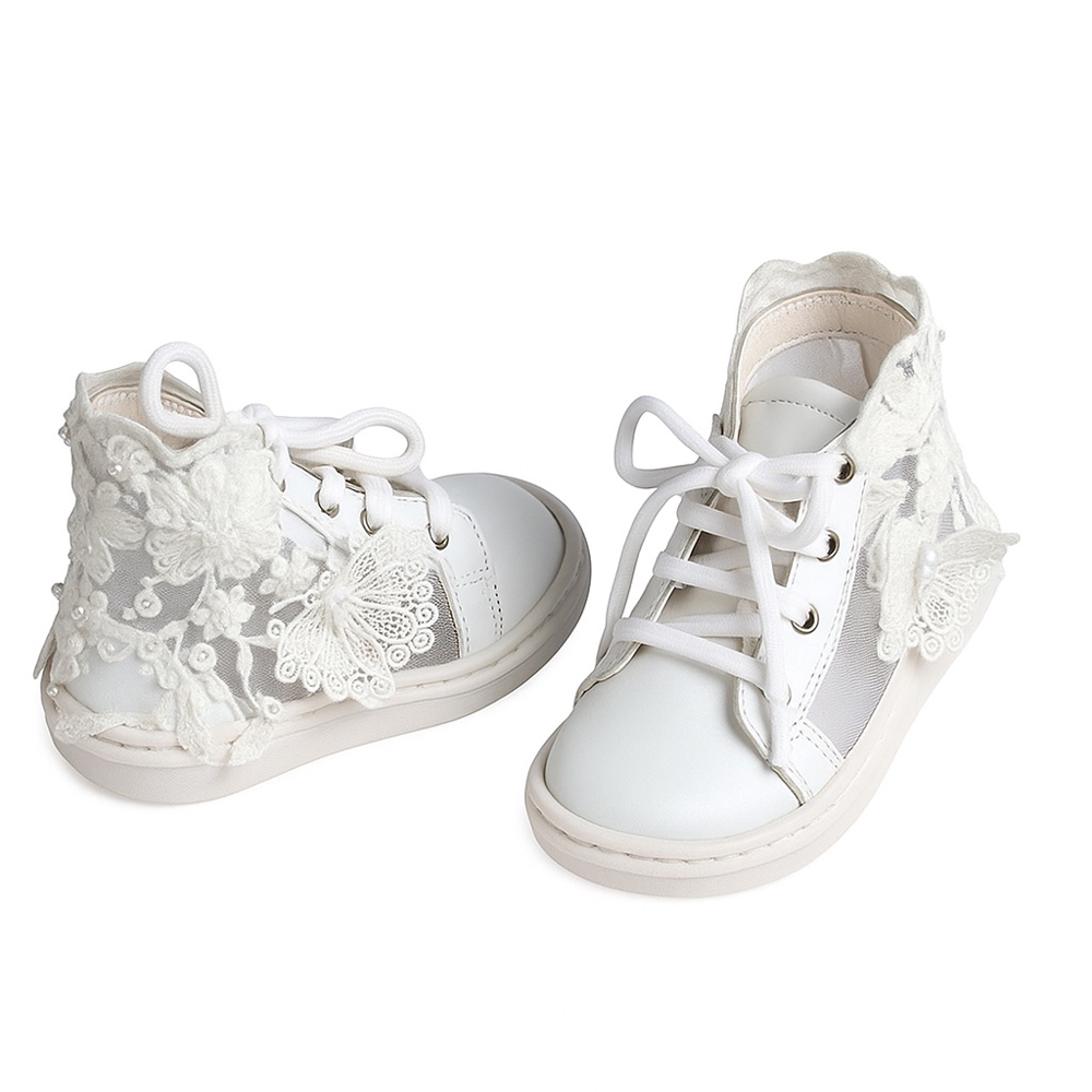Βαπτιστικό παπούτσι EVERKID κορίτσι - ΛΕΥΚΟ