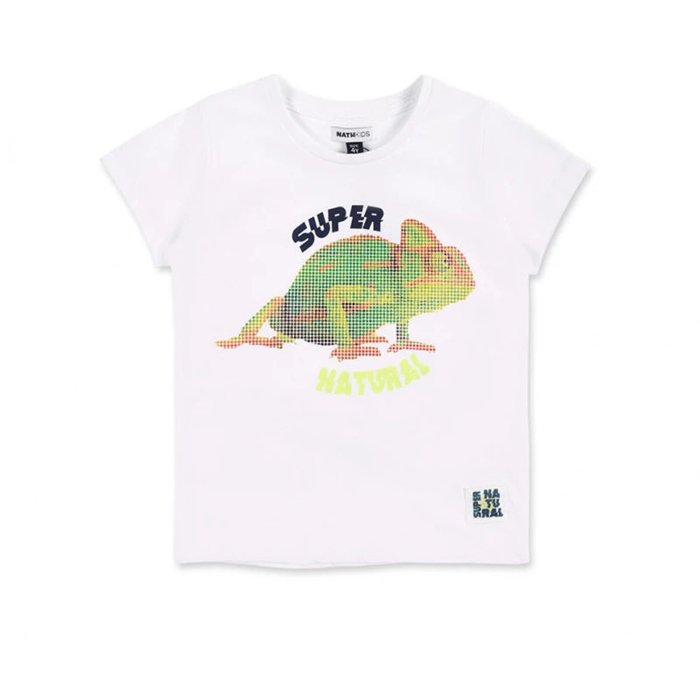 Μπλούζα NATH KIDS αγόρι - ΛΕΥΚΟ