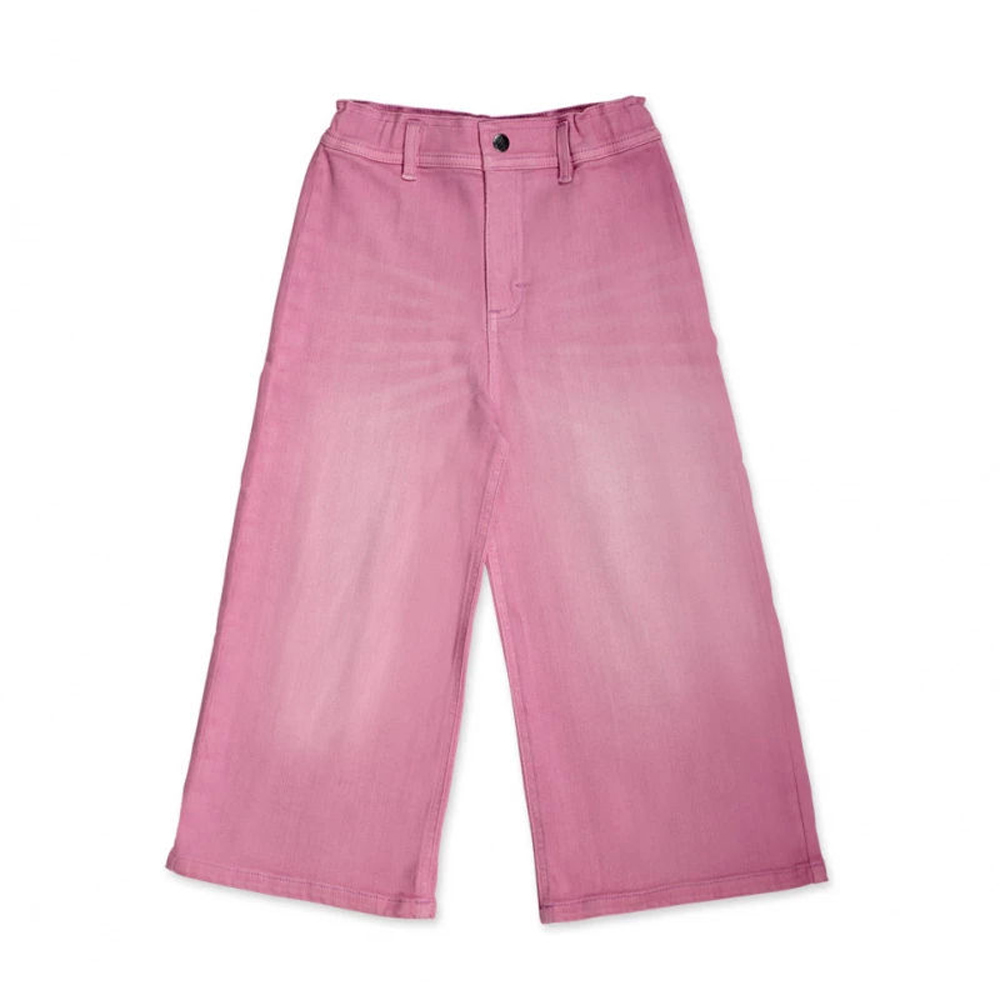 Τζιν φαρδύ παντελόνι NATH KIDS - ΡΟΖ