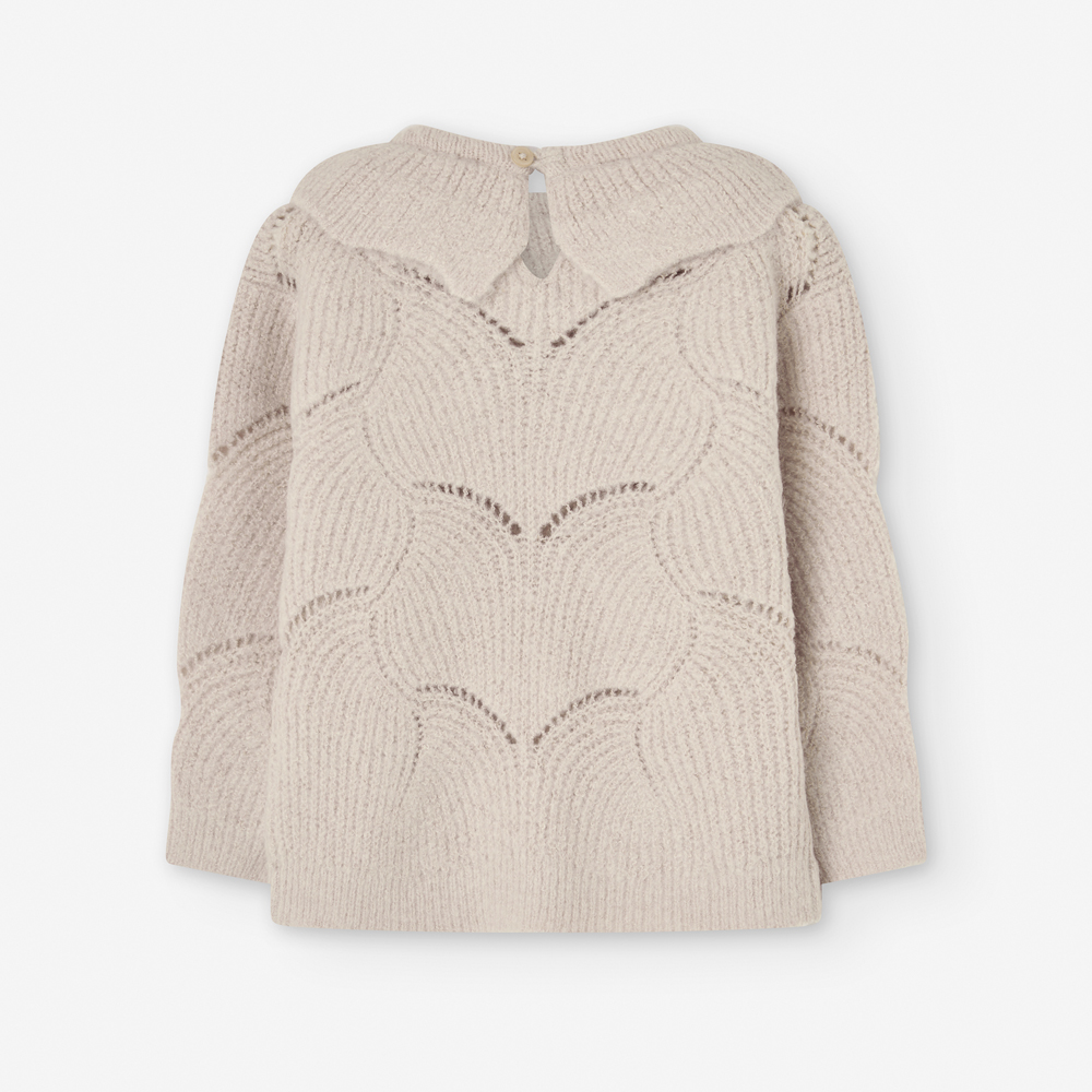 Βρεφικό πλεκτό πουλόβερ LOSAN κορίτσι - 2