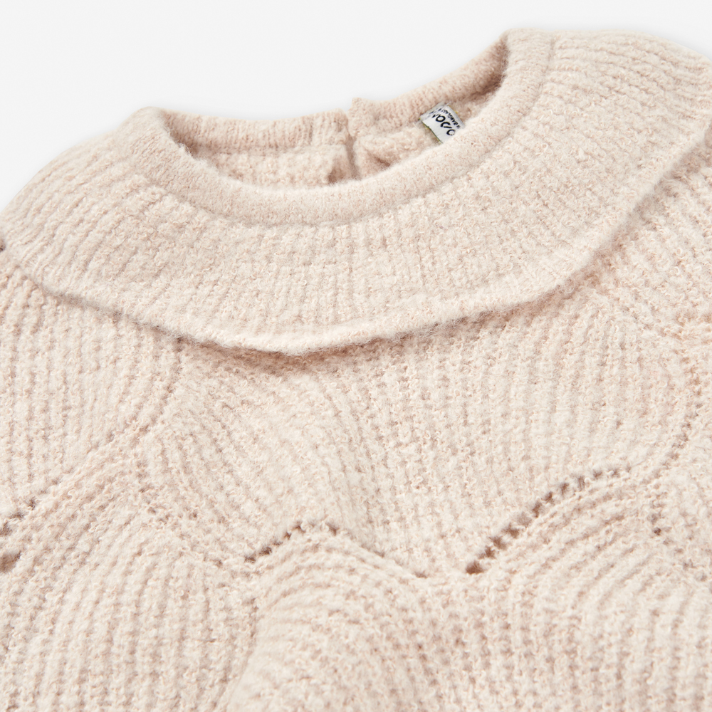 Βρεφικό πλεκτό πουλόβερ LOSAN κορίτσι - 3