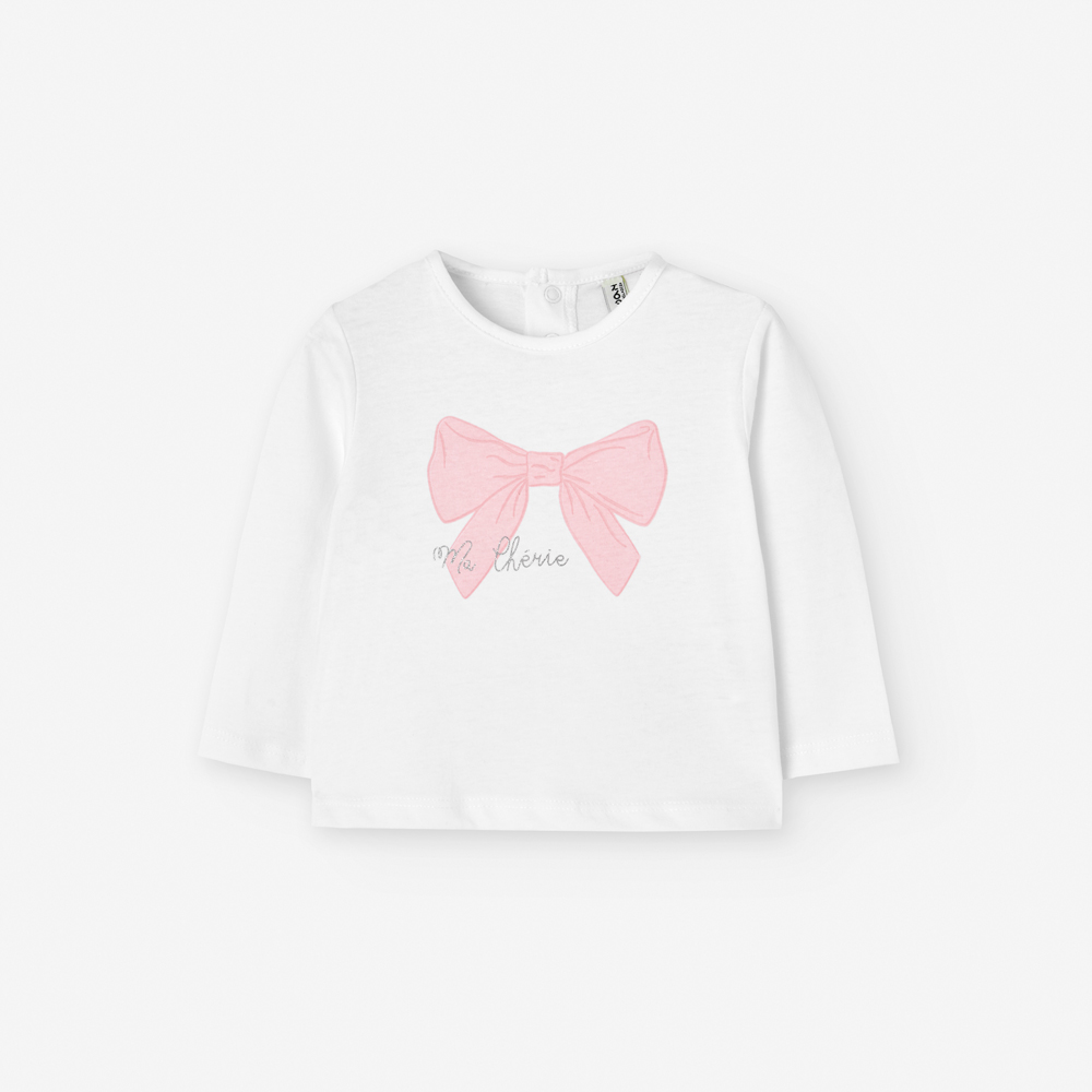 Βρεφική μακρυμάνικη μπλούζα LOSAN κορίτσι - 1