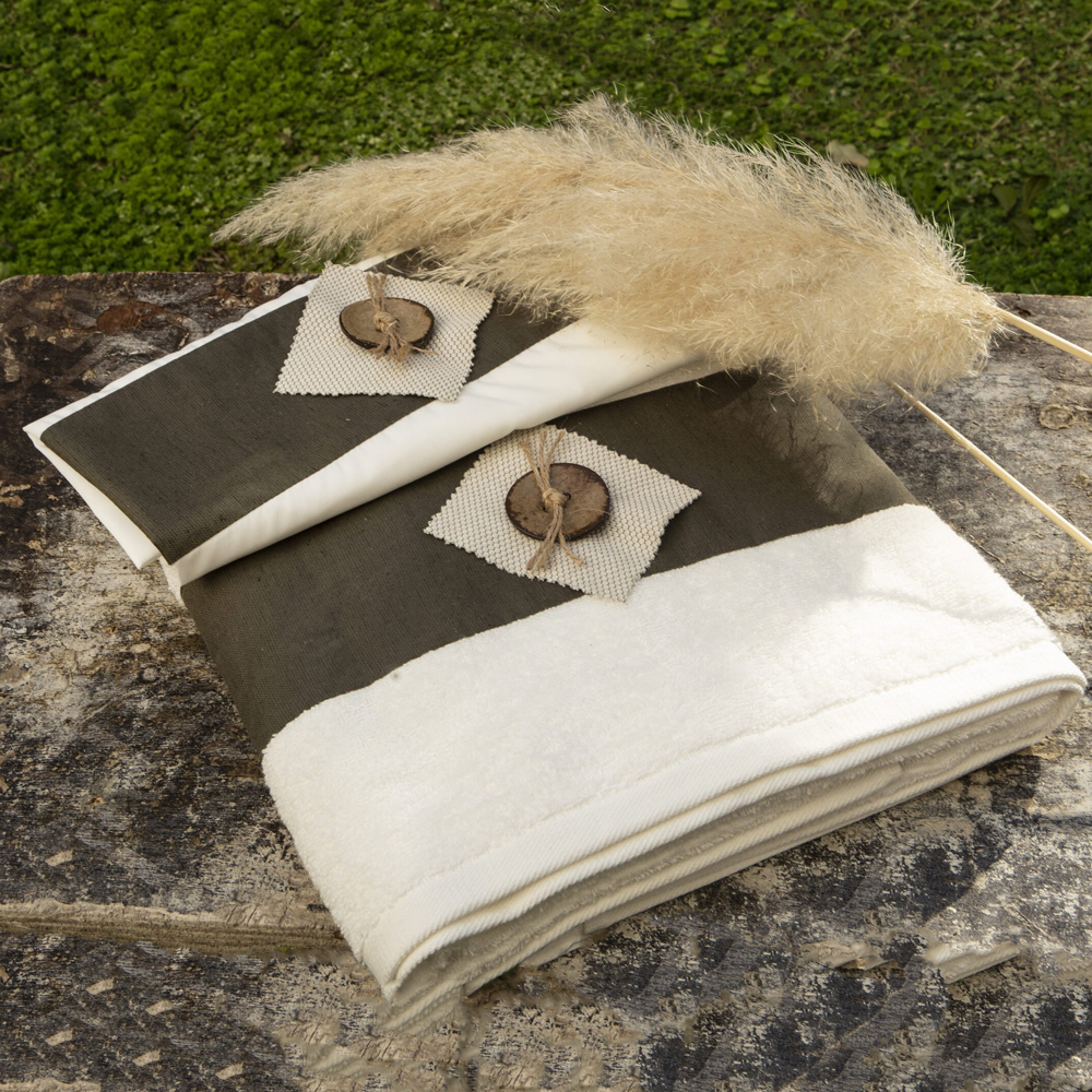 Βαπτιστικό λαδόπανο BABY BLOOM - ΛΕΥΚΟ