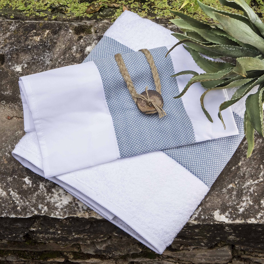 Βαπτιστικό λαδόπανο BABY BLOOM - ΛΕΥΚΟ