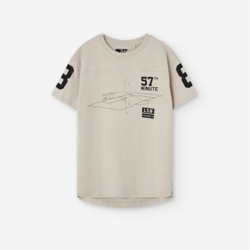 Παιδική κοντομάνικη μπλούζα LOSAN αγόρι - ΜΠΕΖ