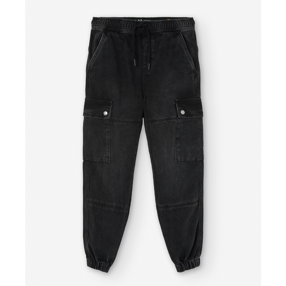 Παιδικό cargo jogger παντελόνι LOSAN αγόρι - ΜΑΥΡΟ