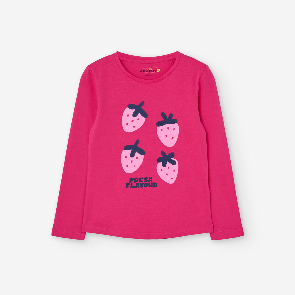 Παιδική μακρυμάνικη μπλούζα LOSAN κορίτσι - 1