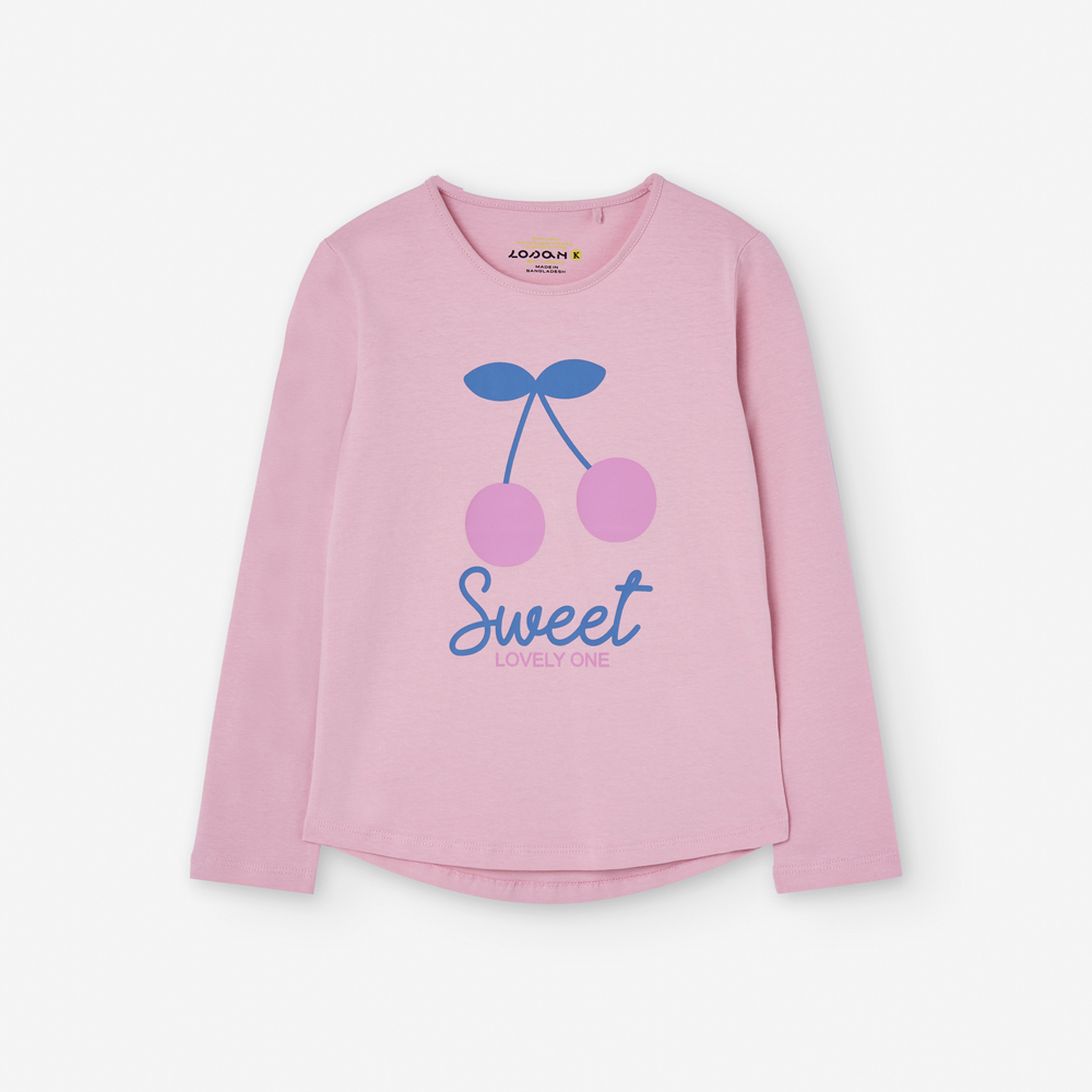 Παιδική μακρυμάνικη μπλούζα LOSAN κορίτσι - 1