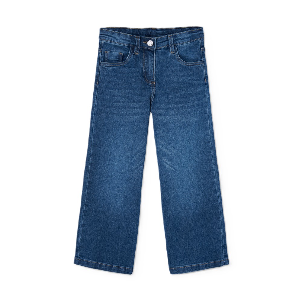 Παιδικό τζιν παντελόνι LOSAN κορίτσι - ΜΠΛΕ