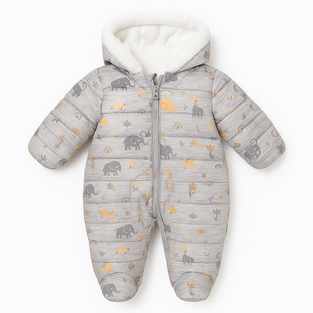 Βρεφικό φορμάκι εξόδου LOSAN αγόρι - ΓΚΡΙ