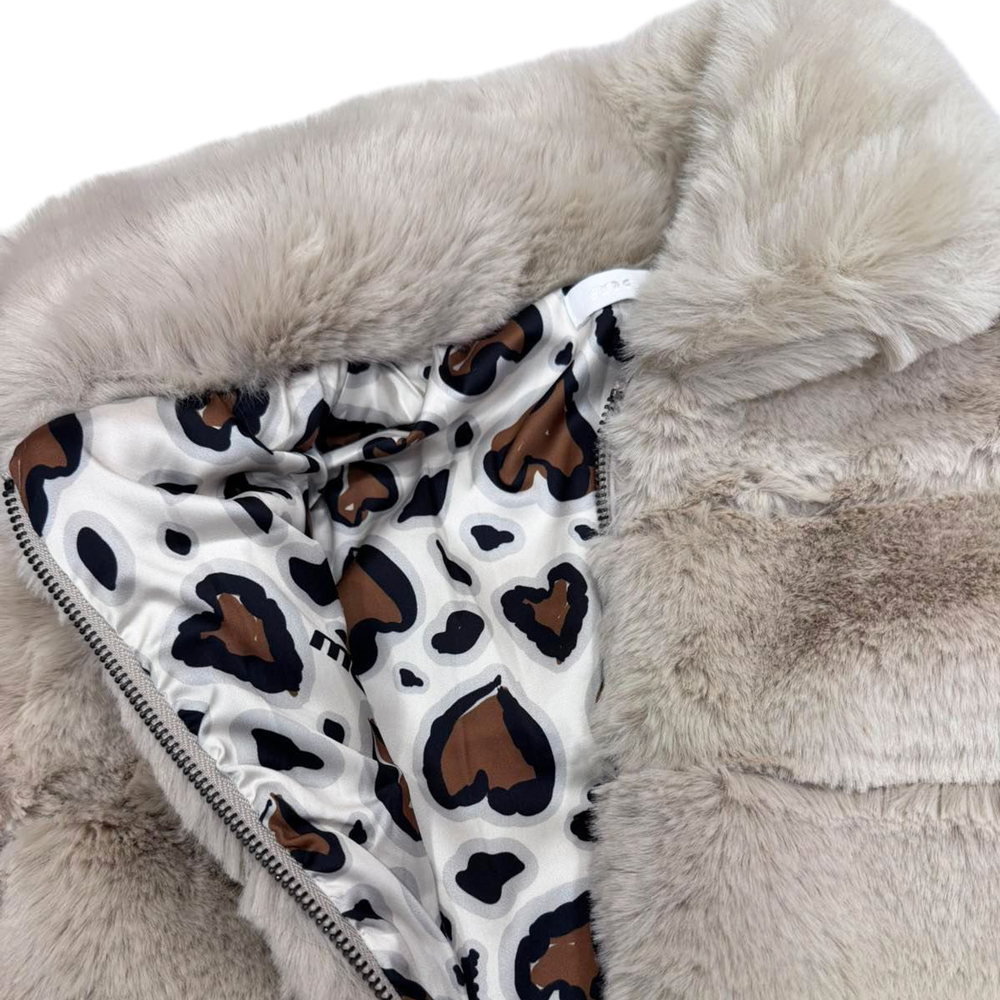 Γούνινο παλτό MET κορίτσι - 3