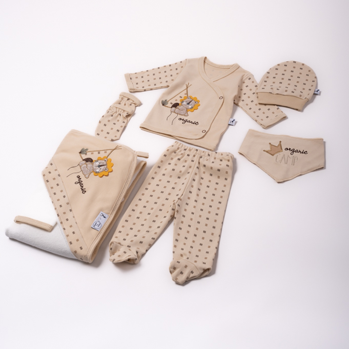 Βρεφικό σετ 7 τμχ HASHTAG αγόρι - ΜΠΕΖ