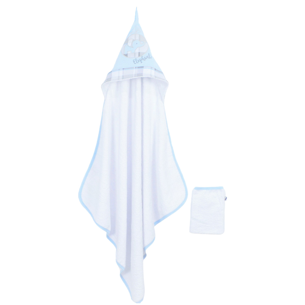 Σετ με μπουρνούζι 2 τμχ HASHTAG - ΓΑΛΑΖΙΟ