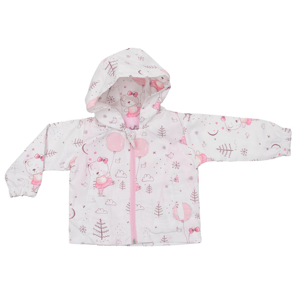 Βρεφικό μπουφάν ΕΒΙΤΑ κορίτσι - ΡΟΖ