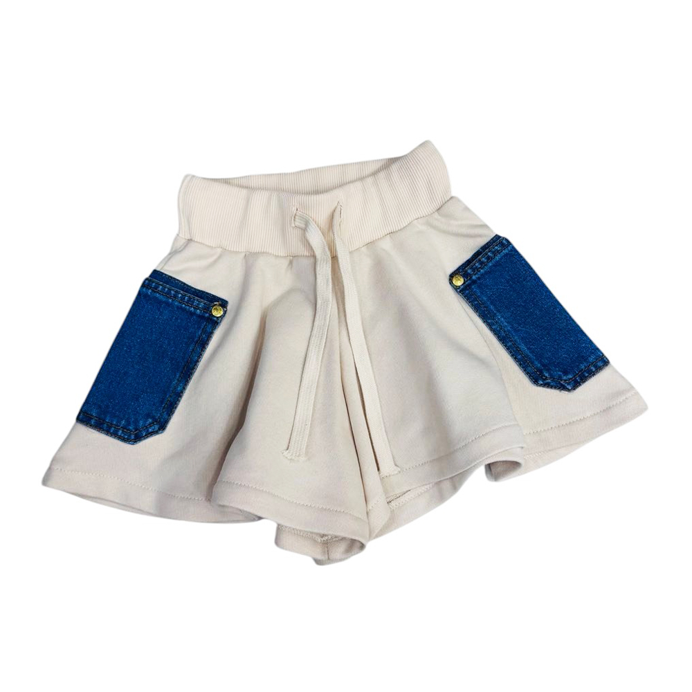 Παιδικό σόρτς MAVIE κορίτσι - ΜΠΕΖ