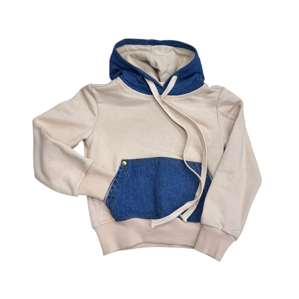 Παιδική μπλούζα φούτερ MAVIE κορίτσι - ΜΠΕΖ