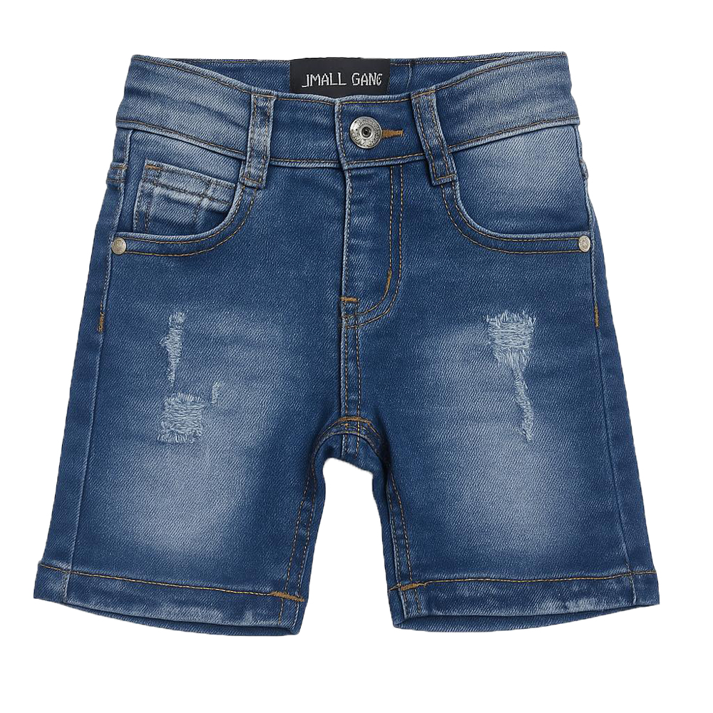 Τζιν βερμούδα SMALL GANG αγόρι - ΜΠΛΕ