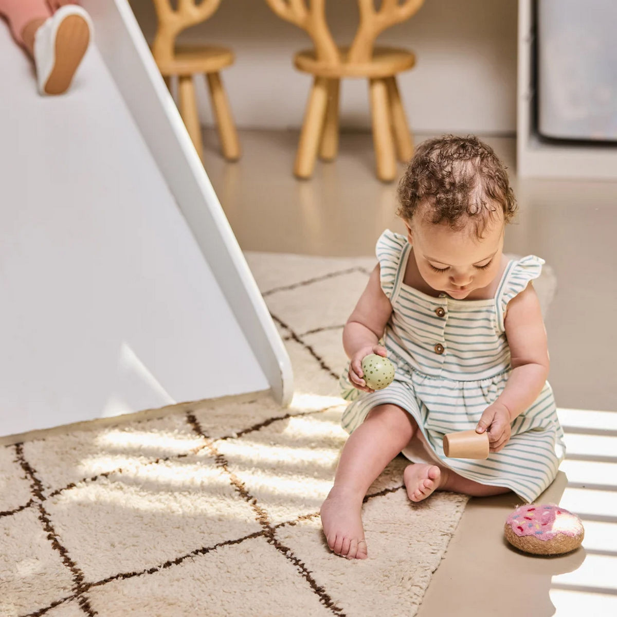 Βρεφικό σετ με 2 φορέματα DIRKJE κορίτσι - 3