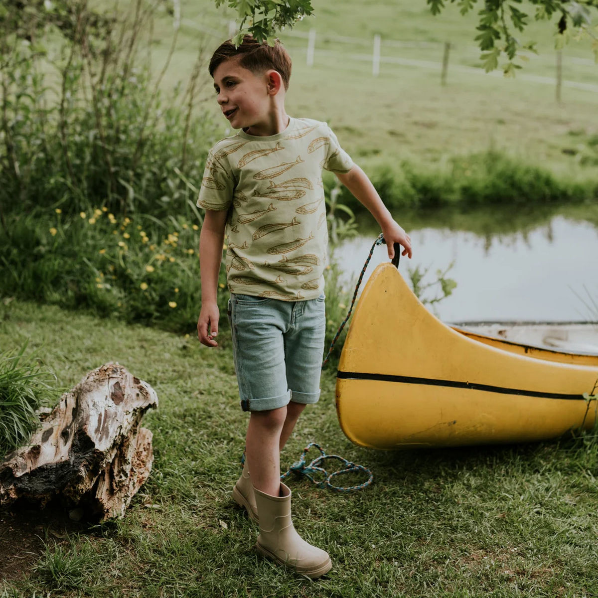 Παιδική τζιν βερμούδα DIRKJE αγόρι - 3