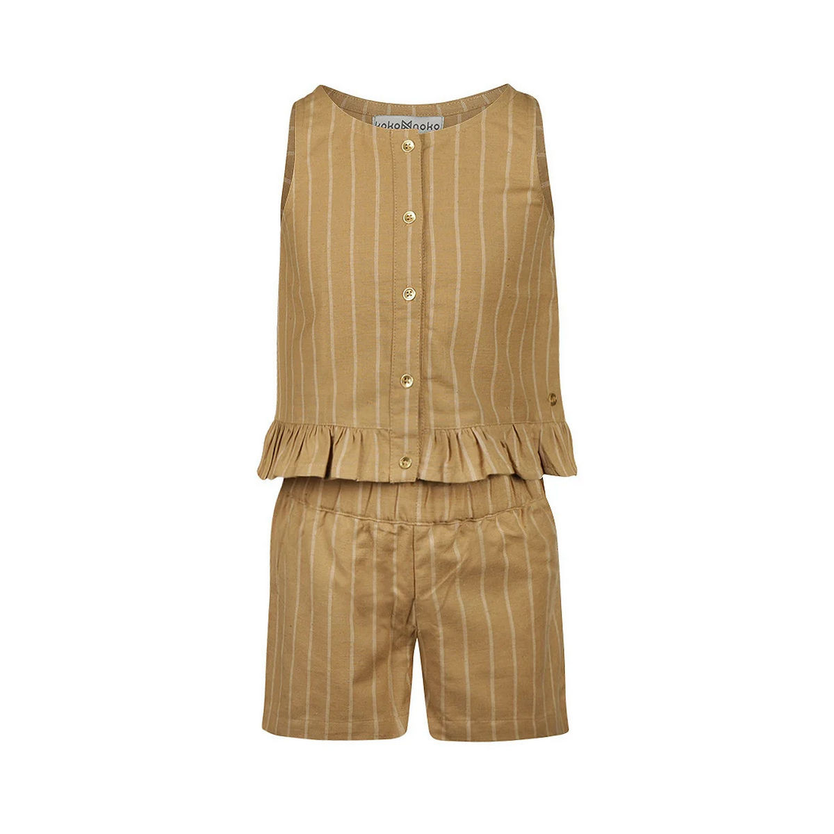 Παιδικό σετ με σόρτς KOKO NOKO κορίτσι - ΚΑΜΕΛ