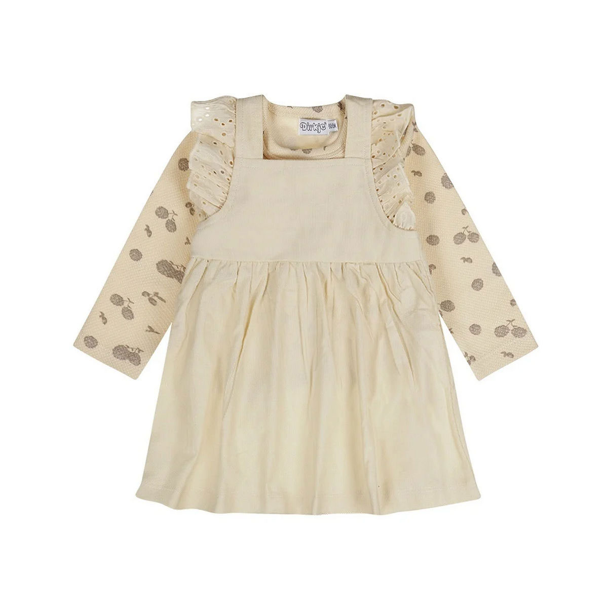 Βρεφικό σετ φορεμα με τοπάκι DIRKJE κορίτσι - ΜΠΕΖ