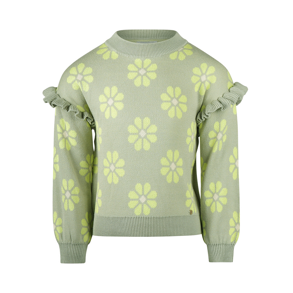 Παιδική πλεκτή μπλούζα KOKO NOKO κορίτσι - ΛΑΧΑΝΙ