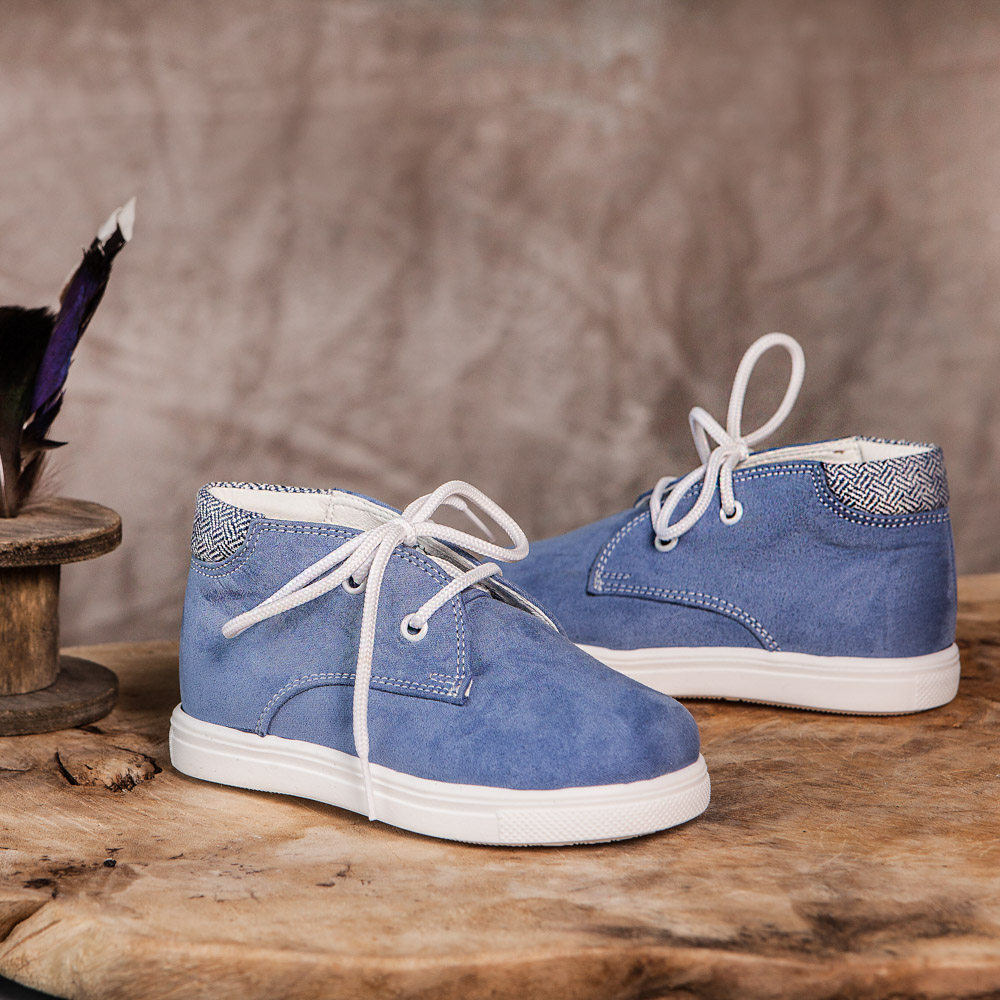 Παπουτσάκι βάπτισης Baby Bloom - ΓΑΛΑΖΙΟ